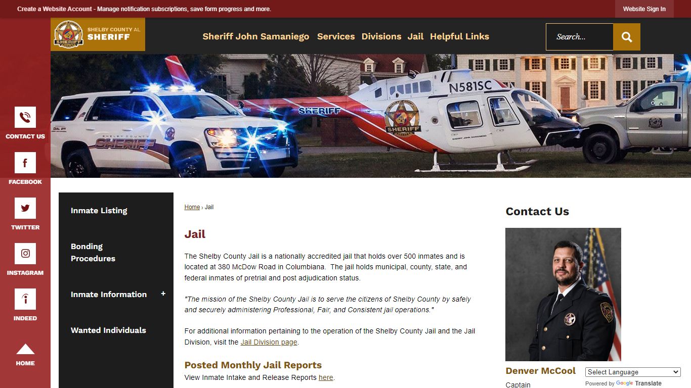 Jail | Shelby County Sheriff, AL