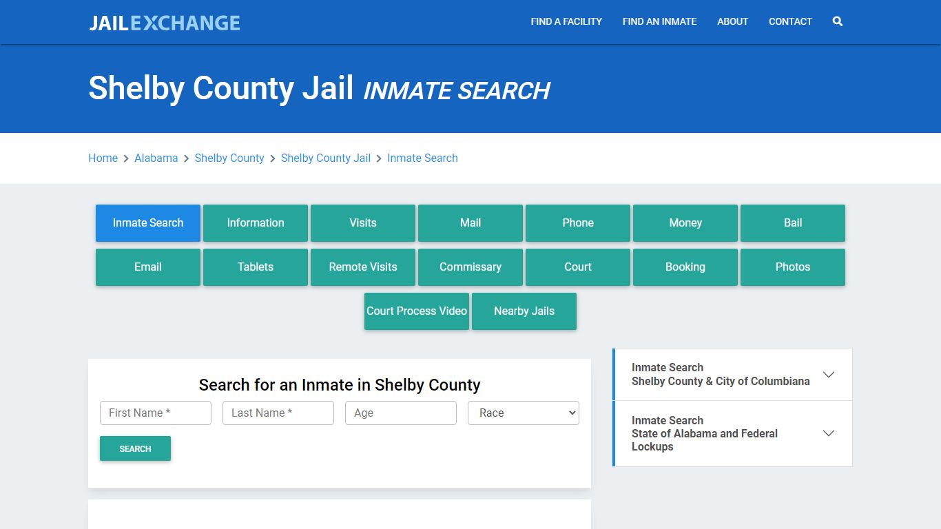 Shelby County Jail, AL Inmate Search: Roster & Mugshots - Jail Exchange